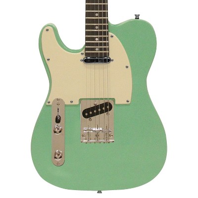 Sawtooth ET Series Left-Handed Electric Guitar, Surf Green with Aged White Pickguard