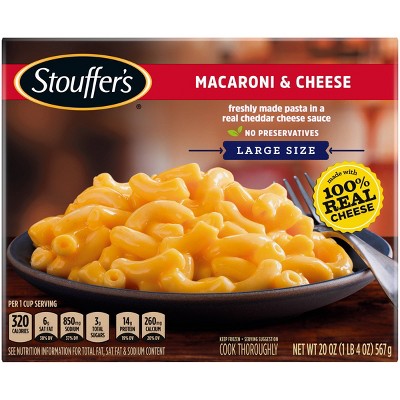 Stouffer's Frozen Large Size Frozen Macaroni And Cheese - 20oz