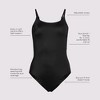 Lands' End Women's Chlorine Resistant Scoop Neck High Leg Tugless Tank Thin Strap One Piece Swimsuit Adjustable - 4 of 4