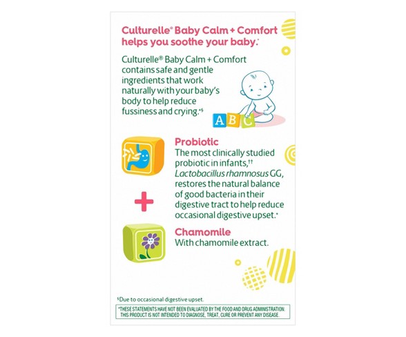 Culturelle Baby Calm & Comfort Probiotic & Chamomile Drops - 0.29 fl oz
