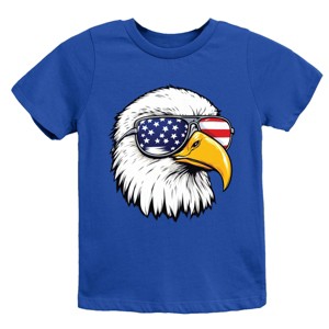 The Juniper Shop Patriotic Eagle Sunglasses Youth Short Sleeve Tee - 1 of 4