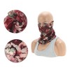 Unique Bargains Flower Print Earloop Neck Gaiter 1 Pc - 4 of 4