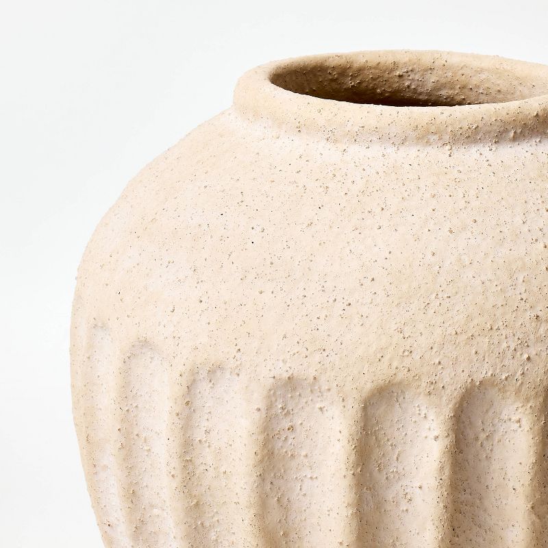 Short Carved Ceramic Vase - Threshold&#8482; designed with Studio McGee, 4 of 13