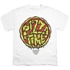 Teenage Mutant Ninja Turtles: Mutant Mayhem Pizza Time Kids T Shirt For Youth, White - 2 of 4