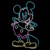 Boys Mickey & Friends Neon Silhouette T Shirt - 2 of 4