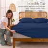 Organic Cotton Jersey Fitted Sheet by Bare Home - 3 of 4
