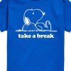 Boys' - Peanuts - Take A Break Short Sleeve Graphic T-Shirt - 2 of 4