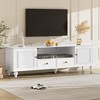 Bella Depot 70.9'' Modern TV Stand for TVs up to 80“, Entertainment Center with Open Compartment, Storage Cabinet and Drawers - 2 of 4
