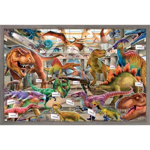 Trends International PD Moreno - Dinosaur Museum Framed Wall Poster Prints - 1 of 4