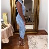 Women's Peyton One Sleeve Ruched Pencil Dress - Miss Circle - 3 of 4