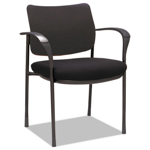 Alera Alera IV Series Fabric Back/Seat Guest Chairs, 24.8" x 22.83" x 32.28", Black Seat, Black Back, Black Base, 2/Carton - image 1 of 4