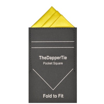 TheDapperTie - Men's Trifecta Triangle Pre Folded Pocket Square