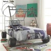 TiramisuBest Gunmetal Twin Metal Bed with Go Kart Design, 56x84x51 inches, 51 lbs - 4 of 4