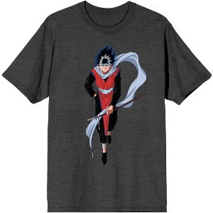 Yu Yu Hakusho Hiei Character Men's Heather Gray Graphic Tee - 1 of 3