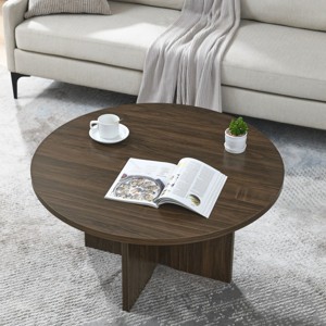 Modern minimalist coffee table, solid wood coffee table, Nordic style coffee table, simple design, suitable for both home and office - 1 of 4