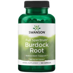 Swanson Full Spectrum Burdock Root 460 mg 100 Caps - 1 of 2