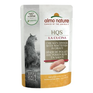 Almo Nature HQS La Cucina Wet Cat Food Pouch Chicken Dinner, 1.94 oz (12 Pack) - 1 of 4