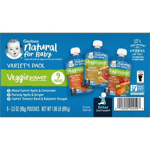 Gerber organic best sale fruit pouches