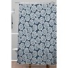 Schatzi Brown Lucy Floral Night Shower Curtain Blue - Deny Designs: Polyester, Machine Washable, Ring Top Hanging Style - 2 of 4
