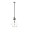 Livex Lighting Pendants 1 - Light Pendant in  Brushed Nickel - 3 of 4
