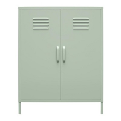 RealRooms Shadwick 2 Door Metal Locker Storage Cabinet