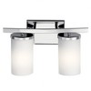Kichler Lighting Crosby 2 - Light Vanity in  Chrome - 2 of 3