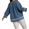 Women's Embroidered Tie Front Top - umgee - 2 of 4