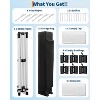 10x20 FT Pop Up Canopy with 6 Sidewalls, Outdoor Instant Tent with Wheeled Carry Bag, Beach Tent with One Push Setup, Portable Gazebo Shelter - 3 of 4