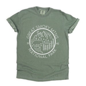 Simply Sage Market Great Smoky Mountains National Park Garment Dyed Tee - 1 of 4
