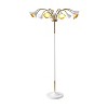 JONATHAN Y Vivian 61" 10-Light Mid-Century Modern Iron Medusa Multi Head (Includes LED Light Bulb) Floor Lamp Brass - image 2 of 4