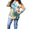 Women's Tie Dye Long Sleeve Top - Blumin - 2 of 3