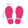 Unique Bargains Home Classroom Floor Stairs Decal PVC Footprint Sticker 4 Pairs - 2 of 4