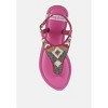 Chitra Pin Buckle Beaded Flat Sandals Women - 4 of 4