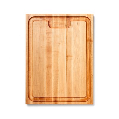John Boos Au Jus Rectangular Wide Reversible Cutting/Carving Board with Juice Groove & Integrated Handles