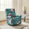 Franciscus Manual Swivel Transitional Glider Recliner with Nailhead Trims and Swivel Base | KARAT HOME - 2 of 4