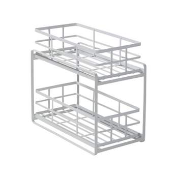 Mdesign Metal Wire Xs Sliding Under Shelf Kitchen Storage Basket - Silver,  11 X 8 X 6.7 : Target