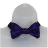 Men's Solid Color 2.75" x 4.75"  Adjustable 16" - 22" Self-Tie Bow Tie for Tuxedo & Wedding - 2 of 3