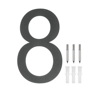Unique Bargains 304 Stainless Steel Waterproof Rustproof House Numbers 1 Pc - 1 of 4