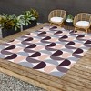 Colour Poems Patterned Geometric Shapes CCI Outdoor Rug - Deny Designs - 3 of 4