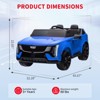 24V Kids Ride on Car Licensed Cadillac 2 Seater Ride on Truck Toy Battery Powered Electric Car for Toddlers - 4 of 4