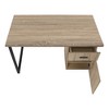 PAGED Reversible Computer Desk, Simple Modern Home Office Desk with 3 Storage Drawers for Office, Study - 2 of 4