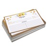 Juvale 60-Pack Kitchen Recipe Cards, Double Sided, Heavyweight Floral Flower Design, Perfect for Wedding Bridal Shower Special Occasion, 4 x 6 - image 3 of 3