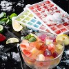 LunaLulinlk Blue 4 Piece Ice Cube Tray Mold Square Diamond Ice Cube Tray - 2 of 4