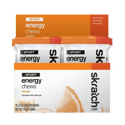 Skratch Labs Sport Energy Chews 10pk - Orange