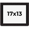 PosterPalooza | Modern Shadow Box 1" Depth Black Picture Frame - UV Acrylic, Backing Board, Hanging Hardware - 2 of 4