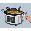 Hamilton Beach Set & Forget 6qt Programmable Slow Cooker - Silver - image 3 of 4