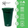 Silipint: Silicone 16oz Coffee Tumblers, 2 Pack, Green Speckled - 2 of 4