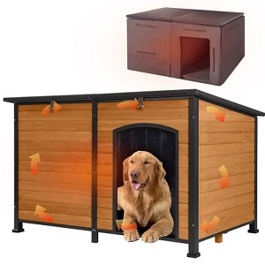 Aivituvin Extra Large Insulated Dog House| Soft Liner Inside-AIR63/64-IN - 1 of 4