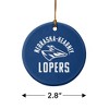 University of Nebraska at Kearney Lopers Logo Porcelain Holiday Christmas Tree Ornament - 3 of 4