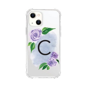 OTM Essentials Apple iPhone 15/iPhone 14/iPhone 13 Monogram Clear Tough Edge Floral Case - 1 of 4